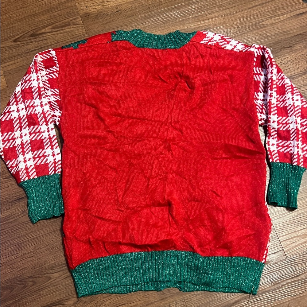 Celebrate Together snowman glitter Christmas Sweater women’s size S - Picture 9 of 11